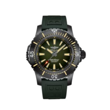 Relógio masculino Breitling Superocean automático com mostrador verde V17369241L1S2 Relógio masculino Breitling Superocean automático com mostrador verde V17369241L1S2