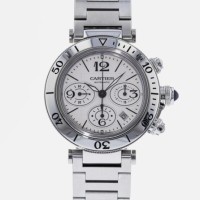 Relógio Cartier Pasha Seatimer Cronógrafo XL W31089M7 Relógio Cartier Pasha Seatimer Cronógrafo XL W31089M7