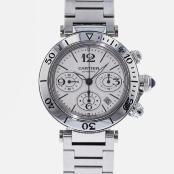 Relógio Cartier Pasha Seatimer Cronógrafo XL W31089M7 Relógio Cartier Pasha Seatimer Cronógrafo XL W31089M7