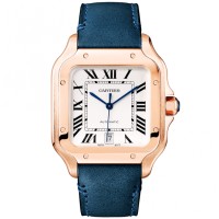 Cartier Santos de Cartier Grande em Ouro Rosa 18K WGSA0018 Cartier Santos de Cartier Grande em Ouro Rosa 18K WGSA0018