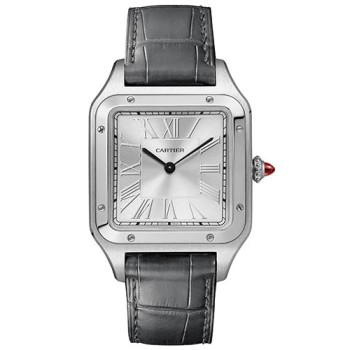 Cartier Santos Dumont Edição Limitada Platina "Le Bresil" WGSA0034