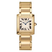 Relógio Cartier Tank Française Médio em Ouro Amarelo WGTA0032