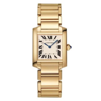 Relógio Cartier Tank Française Médio em Ouro Amarelo WGTA0032 Relógio Cartier Tank Française Médio em Ouro Amarelo WGTA0032