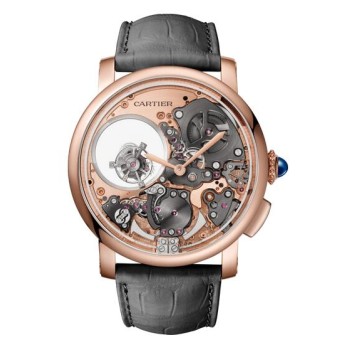 Cartier Rotonde De Cartier Ouro rosa 45 mm WHRO0061 Cartier Rotonde De Cartier Ouro rosa 45 mm WHRO0061