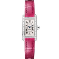 Réplica Cartier Tank Americaine Mini em ouro branco 18k e diamantes para mulheres WJTA0027 Réplica Cartier Tank Americaine Mini em ouro branco 18k e diamantes para mulheres WJTA0027