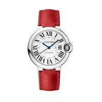 Relógio Cartier Ballon Bleu 36mm com pulseira de couro e aço WSBB0036 Relógio Cartier Ballon Bleu 36mm com pulseira de couro e aço WSBB0036