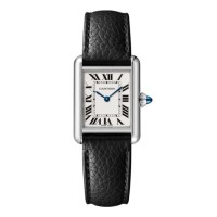 Relógio Cartier Tank Must Quartz Imitação para Mulheres, Pequeno, WSTA0042