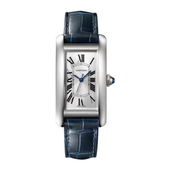 Réplica do Cartier Tank Americaine, mostrador prateado WSTA0044 Réplica do Cartier Tank Americaine, mostrador prateado WSTA0044
