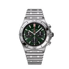 Breitling Chronomat B01 42 AB0134101L2A1 Aço Inoxidável Verde Rouleaux Breitling Chronomat B01 42 AB0134101L2A1 Aço Inoxidável Verde Rouleaux