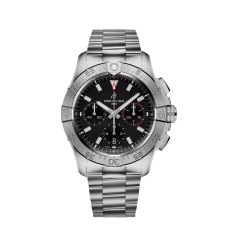 Breitling Avenger B01 Cronógrafo 42 AB0146101B1A1 Pulseira de aço inoxidável preta