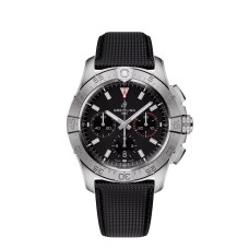 Breitling Avenger B01 Cronógrafo 42 AB0146101B1X1 Pulseira de aço inoxidável preta