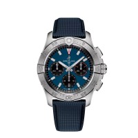 Breitling Avenger B01 Cronógrafo 42 AB0146101C1X1 Pulseira Azul em Aço Inoxidável Breitling Avenger B01 Cronógrafo 42 AB0146101C1X1 Pulseira Azul em Aço Inoxidável