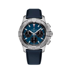 Breitling Avenger B01 Cronógrafo 42 AB0146101C1X1 Pulseira Azul em Aço Inoxidável
