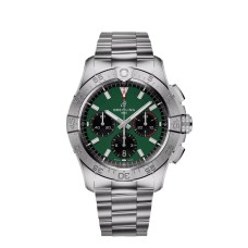 Breitling Avenger B01 Cronógrafo 42 AB0146101L1A1 Pulseira Verde em Aço Inoxidável