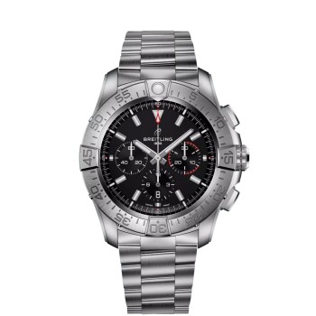 Breitling Super Avenger B01 Cronógrafo 46 EB0148101B1E1 Pulseira de Titânio Preta Breitling Super Avenger B01 Cronógrafo 46 EB0148101B1E1 Pulseira de Titânio Preta
