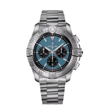 Breitling Super Avenger B01 Cronógrafo 46 EB0148101C1E1 Pulseira Azul Titânio Breitling Super Avenger B01 Cronógrafo 46 EB0148101C1E1 Pulseira Azul Titânio