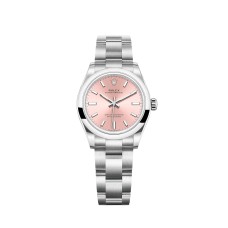 Rolex Oyster Perpetual 31 com mostrador rosa