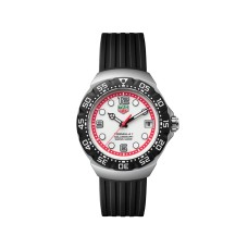 TAG Heuer Formula 1 Solargraph 38 WBY111A.FT8106 Aço Inoxidável Borracha Branca TAG Heuer Formula 1 Solargraph 38 WBY111A.FT8106 Aço Inoxidável Borracha Branca