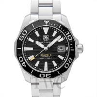 Réplica TAG Heuer Aquaracer 300M mostrador preto WAY211A.BA0928