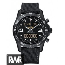 Copiar Breitling Professional Chronospace Military Blacksteel M78367101B1W1