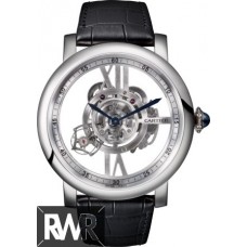 Réplica Cartier Rotonde de Cartier Esqueleto Astrotourbillon W1556250