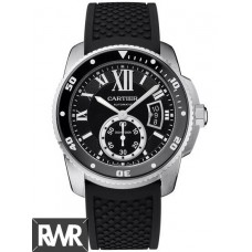 Réplica Cartier Calibre de Cartier Diver 42mm Aço W7100056