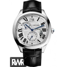 Réplica relogio Cartier Drive de Cartier Data Grande Retrógrado Segundo Fuso Horário WSNM0005 Masculino