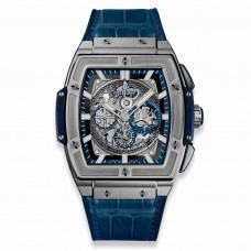 Copiar Hublot Spirit of Big Bang Titanium Azul 45mm