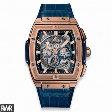 Copiar Hublot Spirit of Big Bang King Gold Blue 45mm