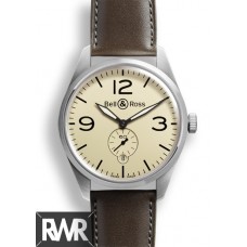 Réplica relogio Bell & Ross Vintage BR 123 Original Beige Mens