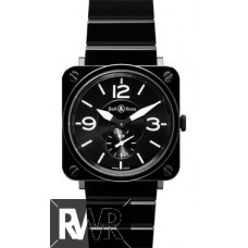 Réplica relogio Bell & Ross BR S Quartzo 39mm BRS Bracelete de Cerâmica Preta