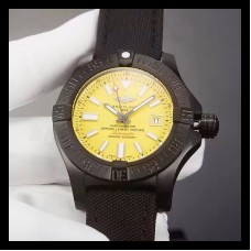 Réplica Breitling Avenger II Seawolf Edicao Limitada M17331E2/I530-101W Yellow Dial PVD