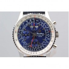 Réplica Breitling Datora Montbrillant Calendário Perpétuo Cronógrafo Mostrador Azul