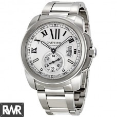 Cartier Calibre de Cartier 42mm Aço Inoxidável Homem W7100015 Réplica