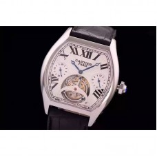 Réplica Cartier Tortue Tourbillon aco inoxidável Marcas Brancas Tourbillon 