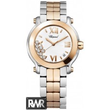 Réplica do relógio Chopard Happy Sport Round Quartzo 36mm Senhoras 278488-9001