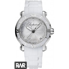 Réplica Chopard Happy Sport Round Quartzo 36mm Senhoras 278551-3003