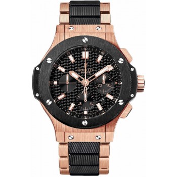 Hublot Big Bang Pulseira de cerâmica de ouro 44mm 301.PM.1780.PM Hublot Big Bang Pulseira de cerâmica de ouro 44mm 301.PM.1780.PM