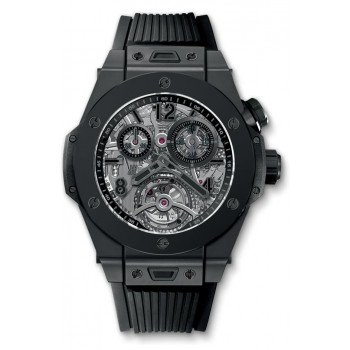 Hublot Big Bang Turbilhão Cronógrafo Catedral Repetidor de Minutos Todo Preto 404.CI.0110.RX