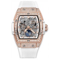 Hublot Spirit of Big Bang Moonphase King Gold White Pavé 647.OE.2080.RW.1604