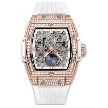 Hublot Spirit of Big Bang Moonphase King Gold White Pavé 647.OE.2080.RW.1604