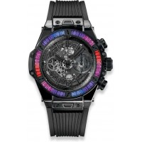 Hublot Big Bang Unico Galáxia Safira Totalmente Preta 411.JB.4901.RT.4098