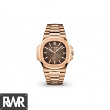 Réplica Patek Philippe Nautilus Brown Dial 18K Rose Gold Automatic 5711 / 1R-001