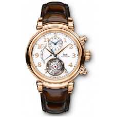 Réplica do relógio IWC Da Vinci Tourbillon retrógrado Cronógrafo IW393101