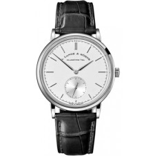 Réplica Relógio A.Lange & Sohne Saxonia Manual Wind 37mm Relógio Masculino em Ouro Branco 216.026