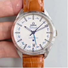 Réplica Omega Globemaster Annual Calendar 130.33.41.22.02.001 aco inoxidável Marcas Brancas 