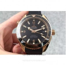 Réplica Omega Planet Ocean Professional 45MM Ouro Rosa Marcador preco 