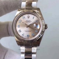 Réplica Rolex Datejust II 116334 41MM Aco Inoxidável Ródio Dial