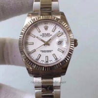 Réplica Rolex Datejust II 116334 41MM Aco Inoxidável Marcas Brancas