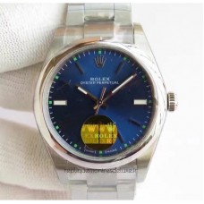 Réplica Rolex Oyster Perpetual 39 114300 Aco Inoxidável Marcador Azul